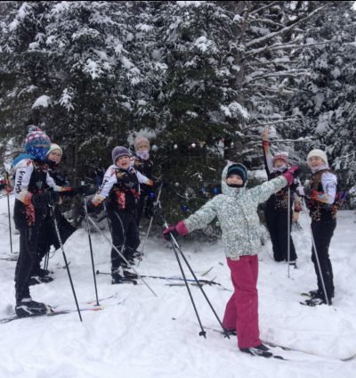 Nordic teens fun posing for the camera